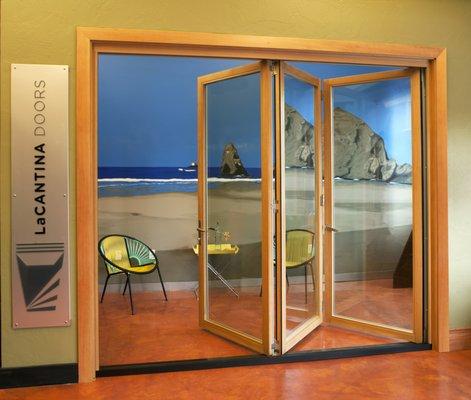 LaCantina folding door sold by Medallion Industries, Inc.