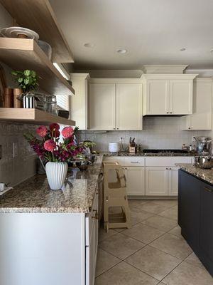 New backsplash makes a huge difference!