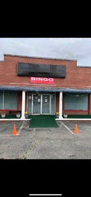 Outside of bingo hall