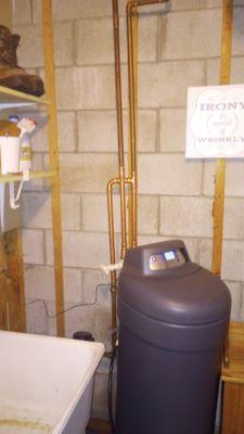 Water softener install