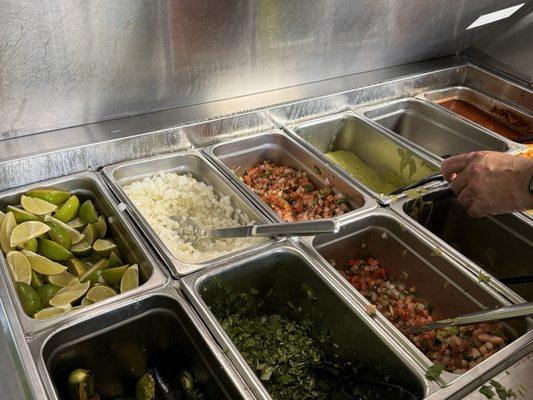 Salsa bar