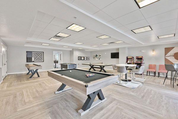 Activity Room at Rivers Edge Apartments