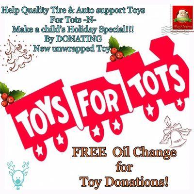 Give a Toy N get FREE oil change 
Thank you and God Blessed!

#giveatoygetfreeoilchange