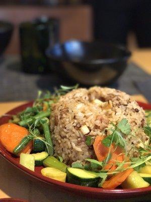 Delicious vegetable fried rice!