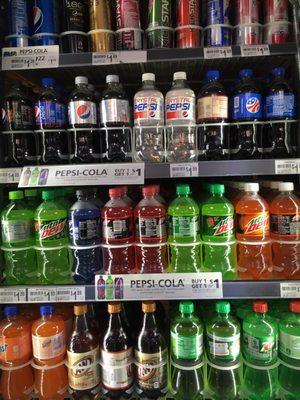 Crystal Pepsi!  Also Pepsi is on sale, what a deal!