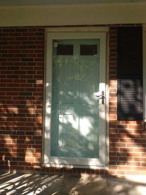 We do storm door installations