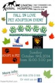 Find your new best friend!!!  Join us for our adoption event on Sunday Oct 19.  12-3PM