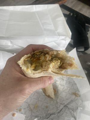 Breakfast burrito