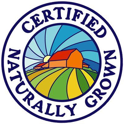 We are Certified Naturally Grown.