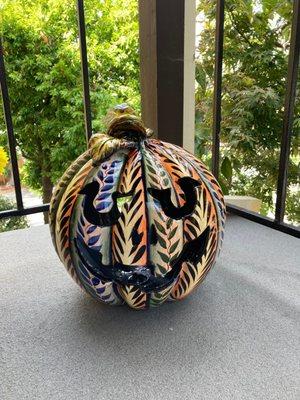 Beautiful hand painted pumpkins from Mexico