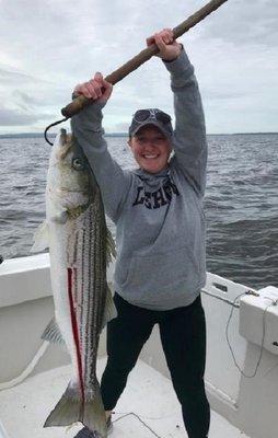 TROPHY STRIPED BASS.....