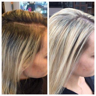 New client before and after