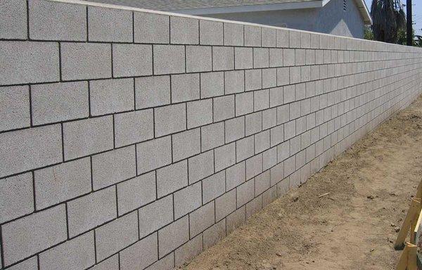 Built Block Wall