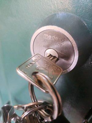 Medeco High Security Lock and Key