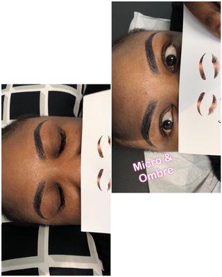 Microblading and Ombré shading!