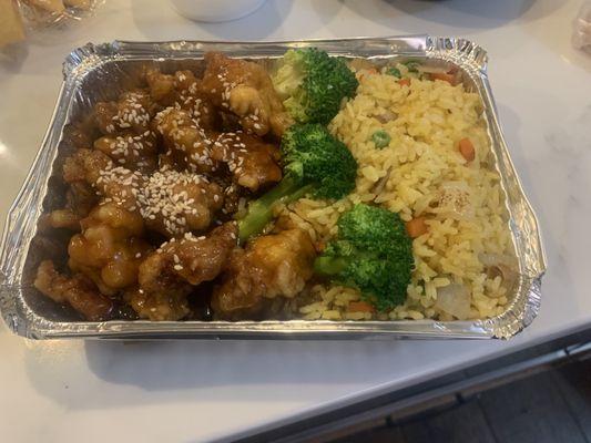 Sesame chicken