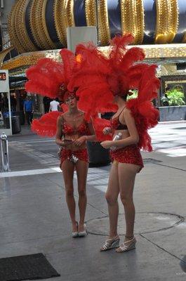 What goes together better than showgirls and Vegas