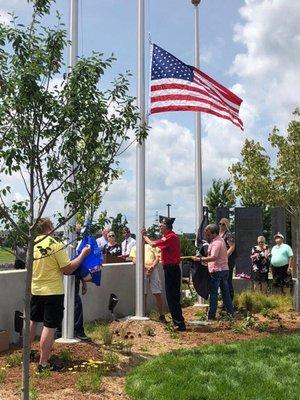 New veterans memorial dedication