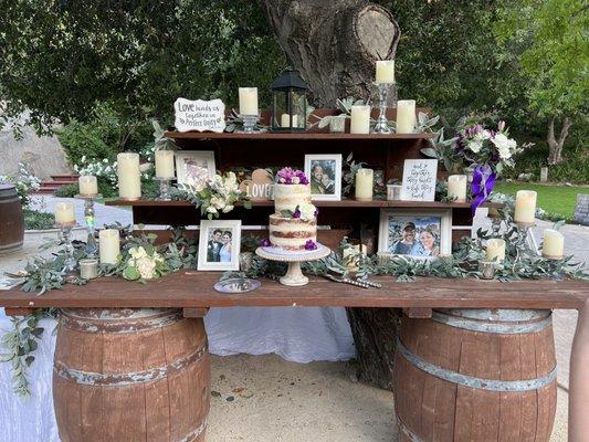 Dessert table