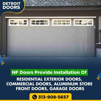 Garage door installation