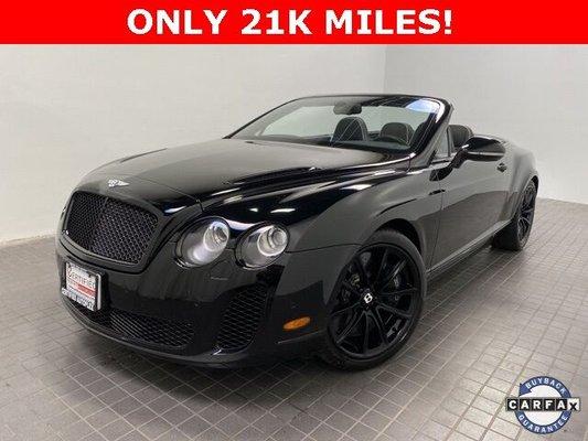 2011 Bentley Continental Supersports Base. Only 21K Miles!