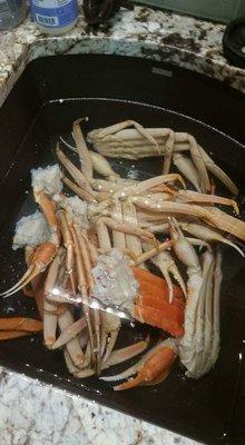 TASTY, fresh crab legs from A & V Seafood Market