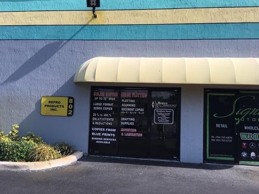 Store front, Pelican Bay warehouse