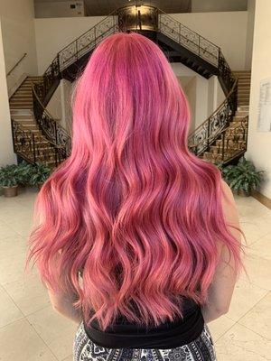 Pink hair