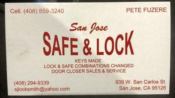 Old school locksmith