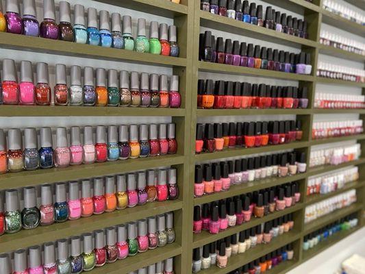 Nail polish selection