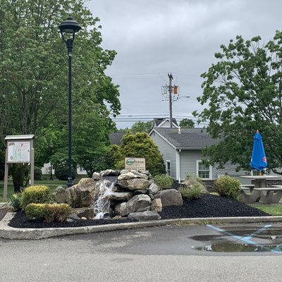 Fresh New York Style WATERFALL in Flory's picnic area (how often have you seen THAT?)