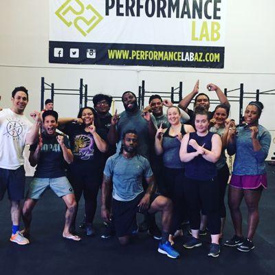 Performance lab showing some love to the 10th planet crew