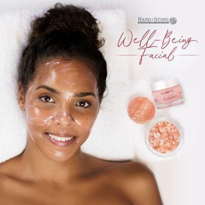 Warm Himalayan Salt wands are added to rejuvenate & detox the skin.