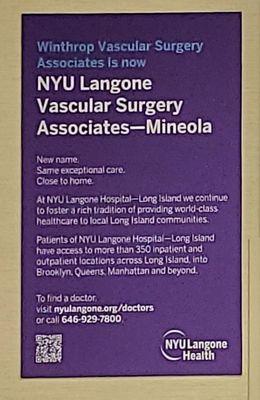 NYU Langone Health Vascular Surgery