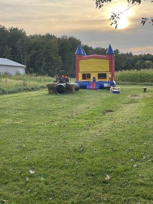 Great experiences from feeding the animals, navigating the corn maze, and an evening hayride with farmer!