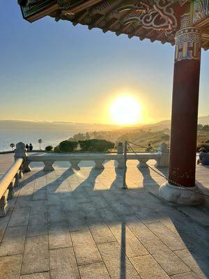 I'm lucky to live near the beach where I can catch amazing sunsets. This is at the Friendship Bell in San Pedro.