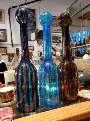 Cool murano glass bottles