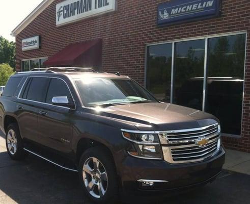 Chevrolet Tahoe with window tint