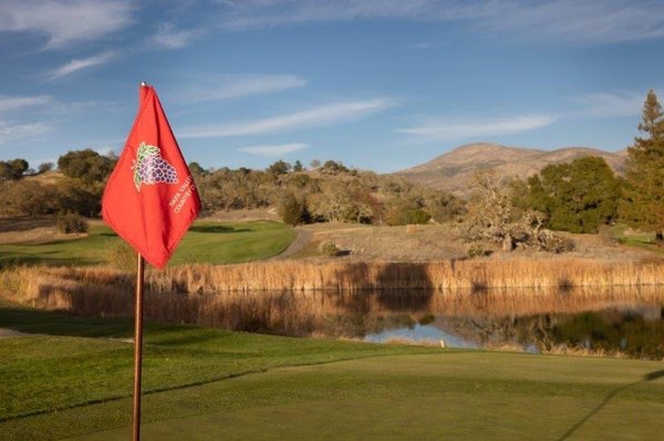 Scenic views abound at this amazing private course in beautiful Napa Valley!