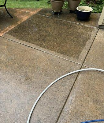 Refresh your concrete surfaces with our power washing services!