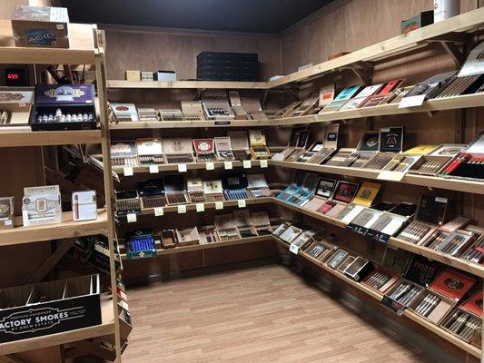 The humidor as of February 16, 2019