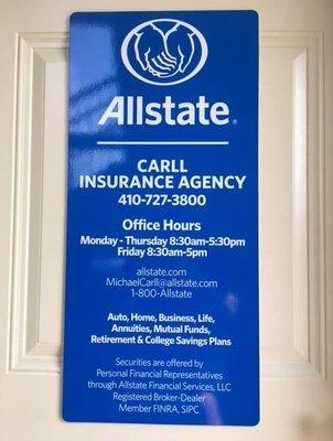 Allstate Insurance Agent: Michael Carll