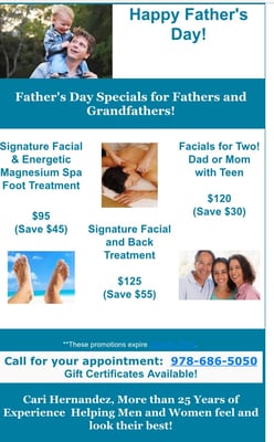 Call for your appointment 978-686-5050 Gift Certificates Available!