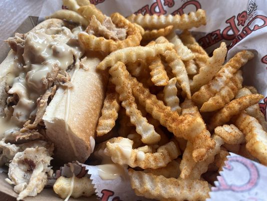 Chicken cheesesteak