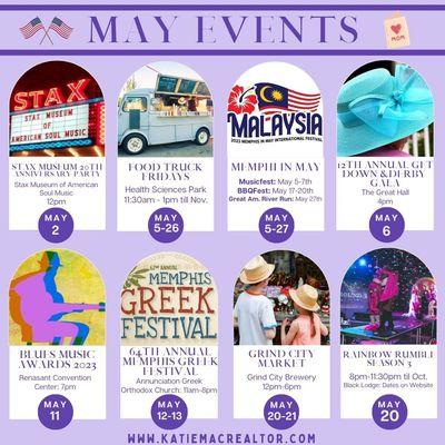 May Events for Memphis