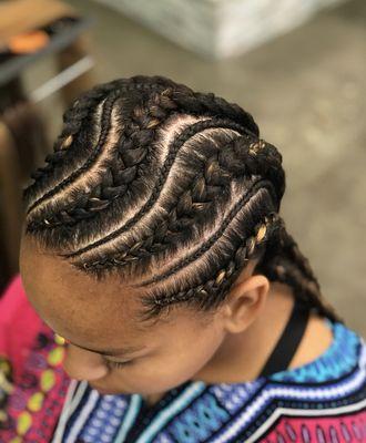 Feed in braids