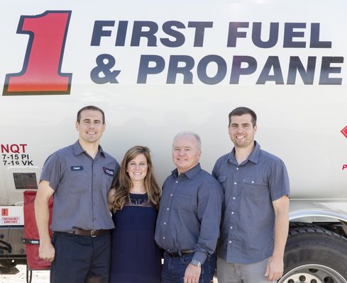 A family owned company. From left to right David Coon, Courtney Coon, Richard Coon, Austin Coon