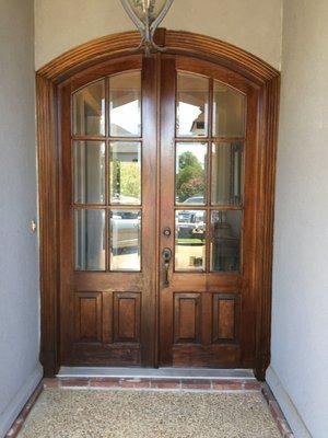 Stained door