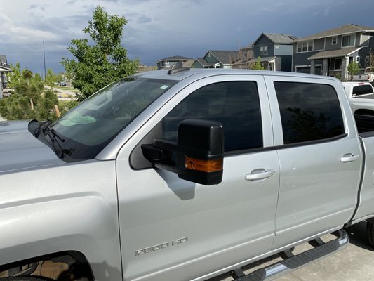 Clean install on a Chevy Silverado. Call us for a free estimate