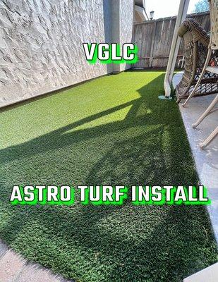 Astro Turf Installation with VGLC!